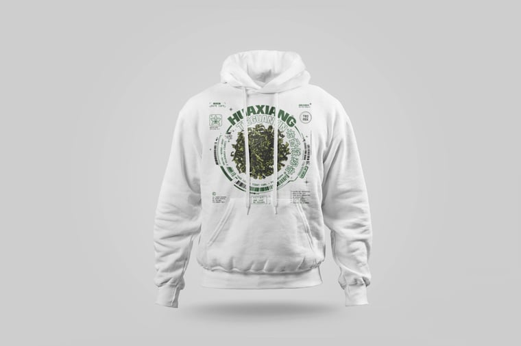 Hoodie — Floral Tie Guan Yin