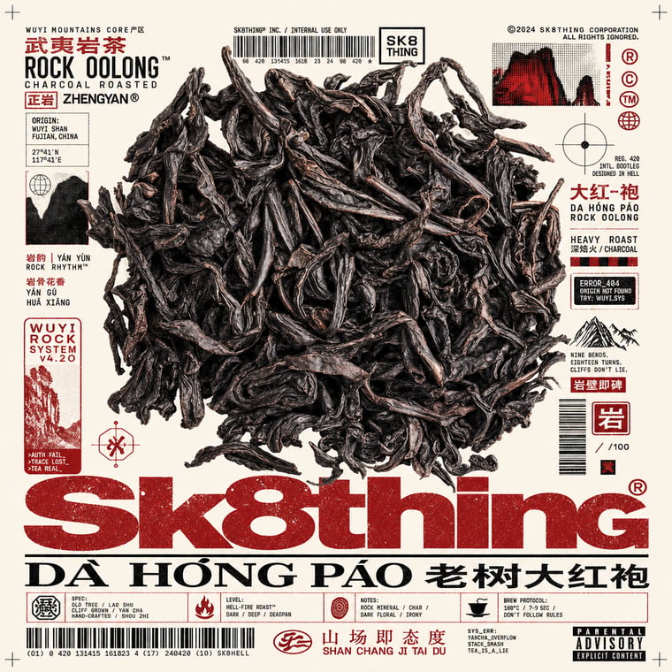 The design — Dà Hóng Páo
